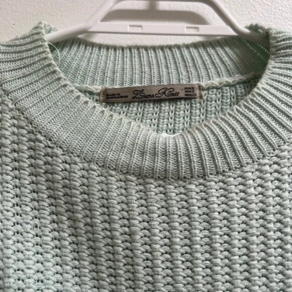 Zara Cropped Knit Sweater S - Picture 4 of 5